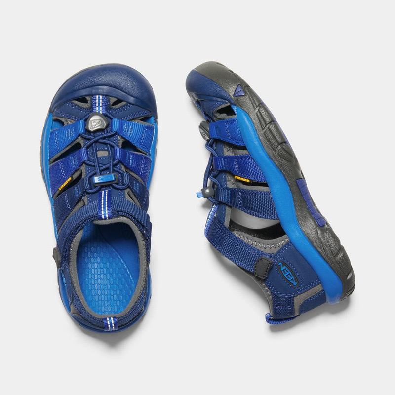 Keen Newport H2 Kids Sandals Blue NZ Sale (3096-VPQWO)